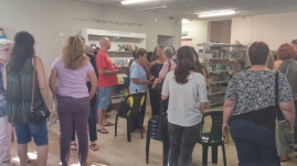 בספרייה, לזכרו של דוד הוד, 20 מאי 2016. קרדיט: המערכת.