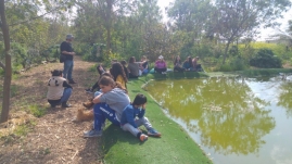 ביקור ביער המאכל 2017 בקדרון, בני ובנות מצווה. קרדיט: נוער מתן.